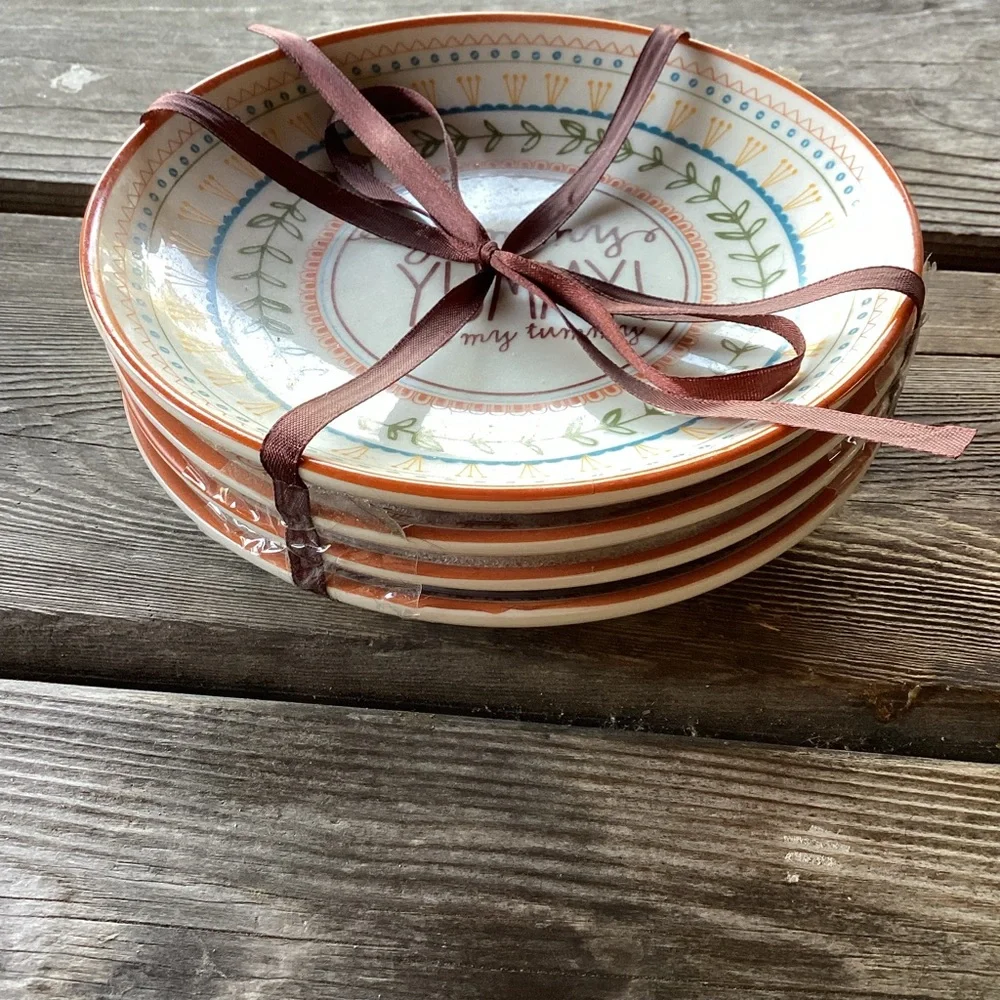 Celebrate It Harvest Party Plates - set of 4